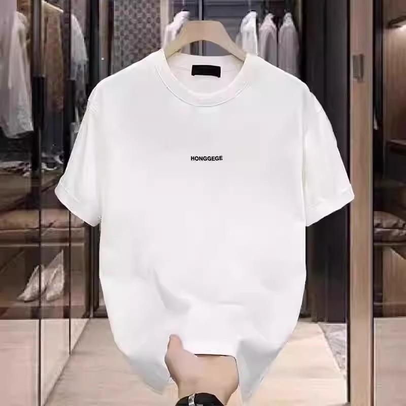 Trendy Brand Short-Sleeved Pure Cotton Men'S Printed T-Shirt Trendy Men'S And Women'S Versatile Round Neck T-Shirt Men'S