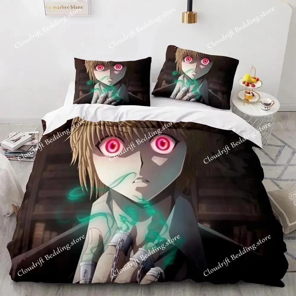 Fashion 3d Printing Anime Hunter × Hunter Bedding Set Single Twin Full Queen King Size Bed Set Adult Kid Bedroom Duvet Cover Set