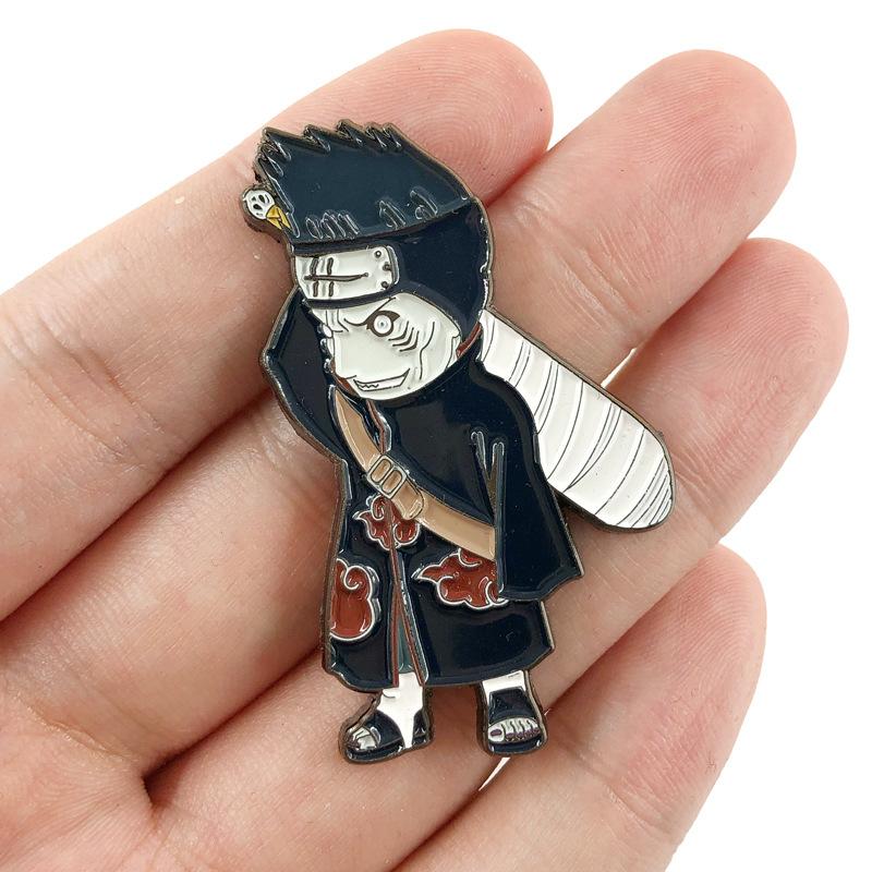 Anime Brosche Naruta Akatsuki Deidara Uchiha Itachi Brosche Cartoon Metall Abzeichen Tasche Dekoration