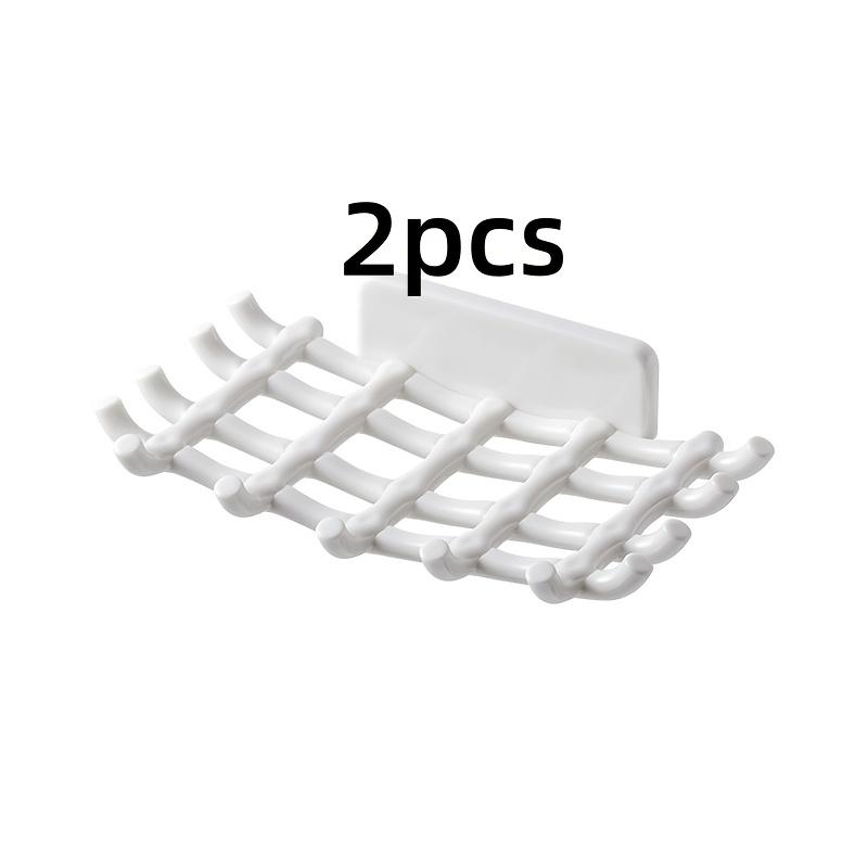 A Set of 2 Small Storage Racks for Home Bathrooms, Perfect for Soap in Washrooms, Bedrooms, And Suitable for Christmas, New Year, And Valentine S Day 2pcs белый