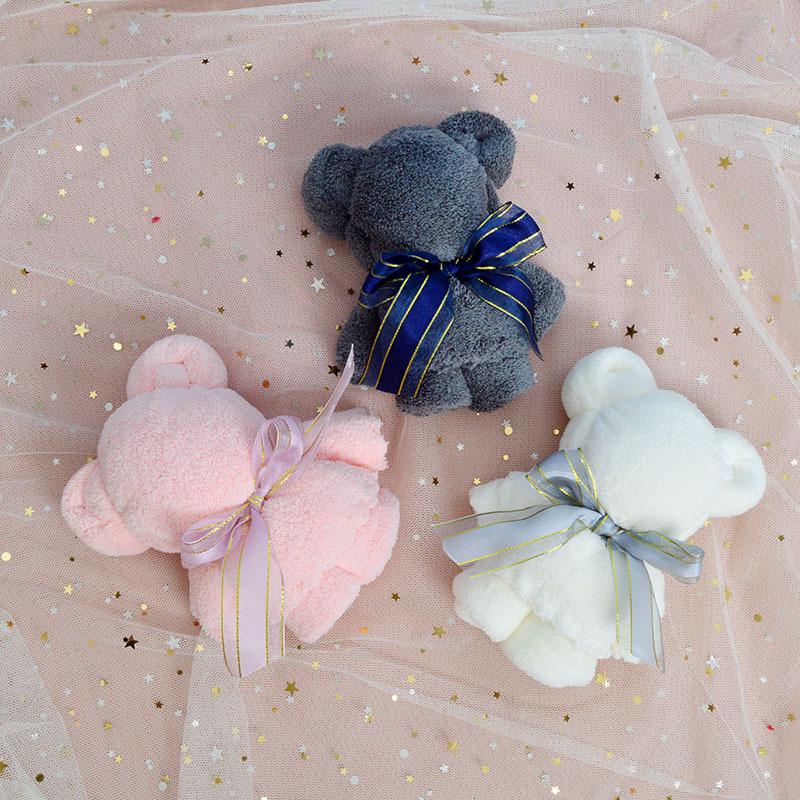 Kleine Bärenhandtuch-Souvenir-Geschenkbox für Hochzeitsfeiern, Fröhliche Überraschungen und Geschenke zum Frauentag