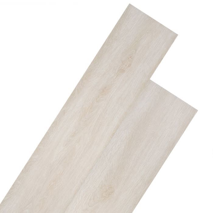 VidaXL Planche de Plancher Planche de Sol Cuisine Salle de Bain Chambre à Coucher PVC Non Auto-adhésif 5,26 m² 2 mm Chêne 245164