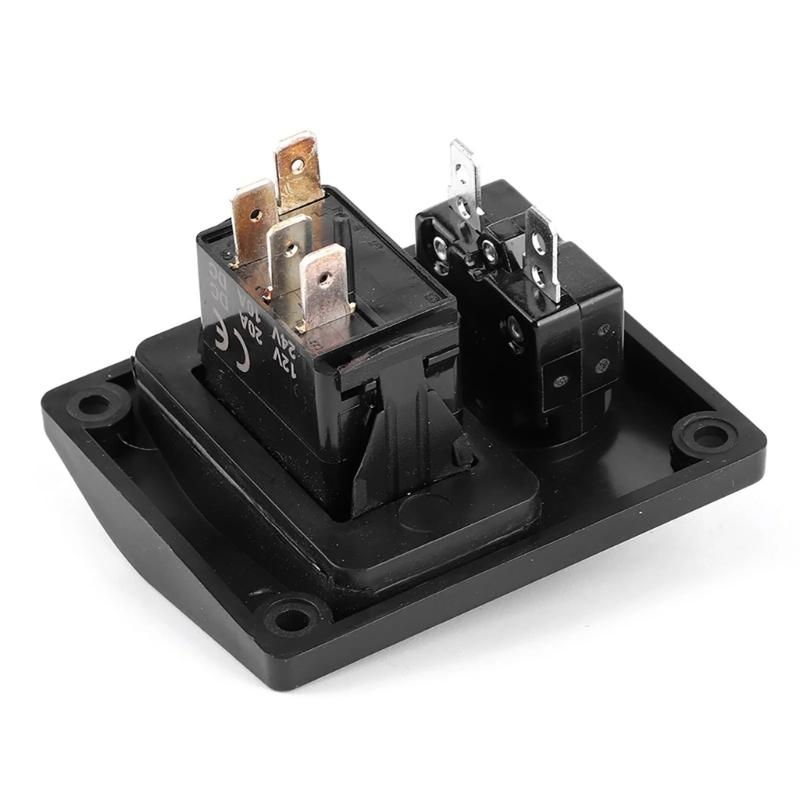 Upgrades Bilge Pump Switch Panel 3 Way 12V/24V Marine Switch Panel Water Pump Control Button Switch Fishing Boat Switch