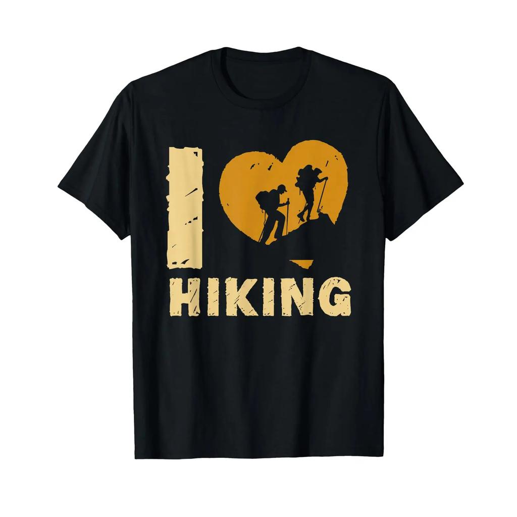 I Love Hiking Favorite Sports Hiker S T Shirt Vintage Comfortable Versatile Slightly Designer Clothes Stylish Breathable