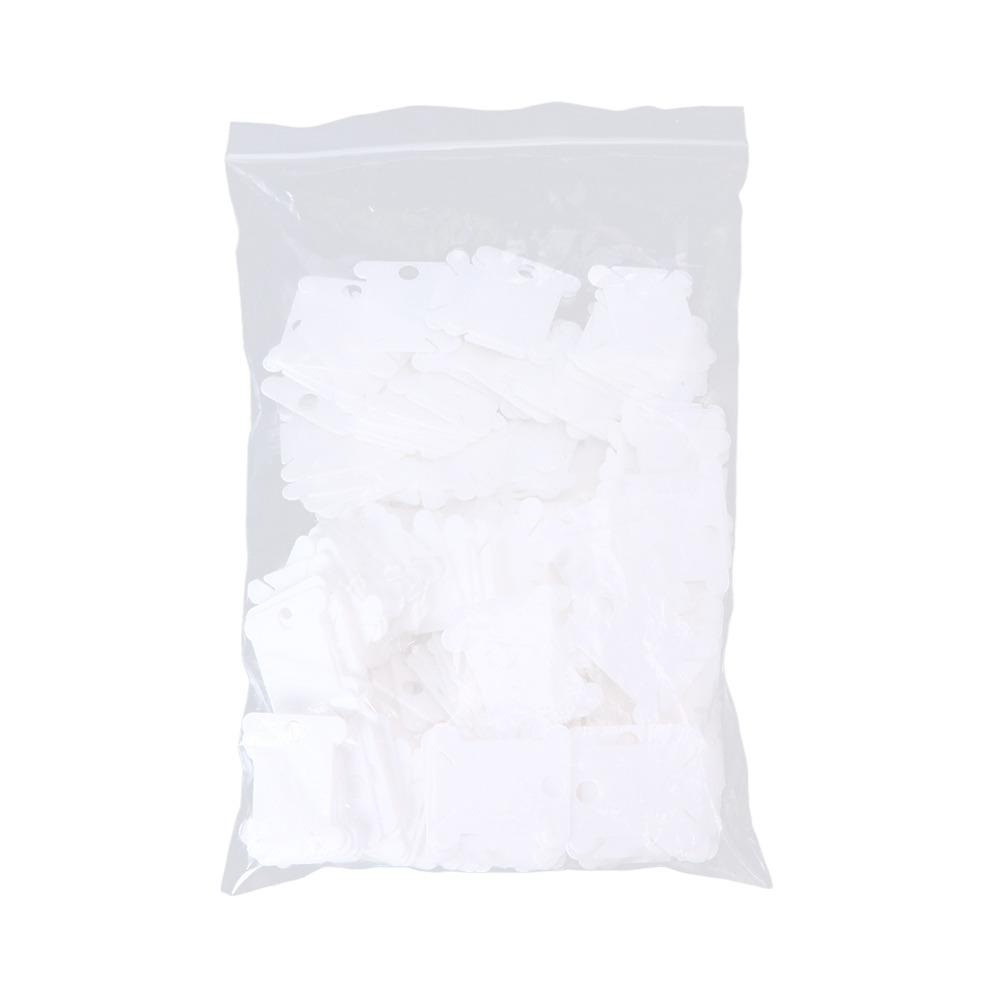300pcs Sorting Storage Function Thread Organizer White Embroidery Floss Cards  For Cross Stitch