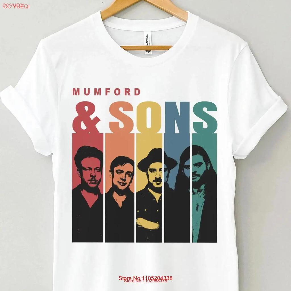 Mumford Sons Vintage T Shirt and Music Retro for Vintage Washed Soft Unisex Graphic Homme Comfortable Streetwear Stylish Casual