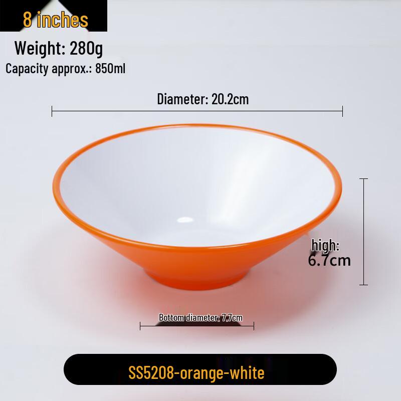 Nordic Style Melamine Douli Ramen Bowl