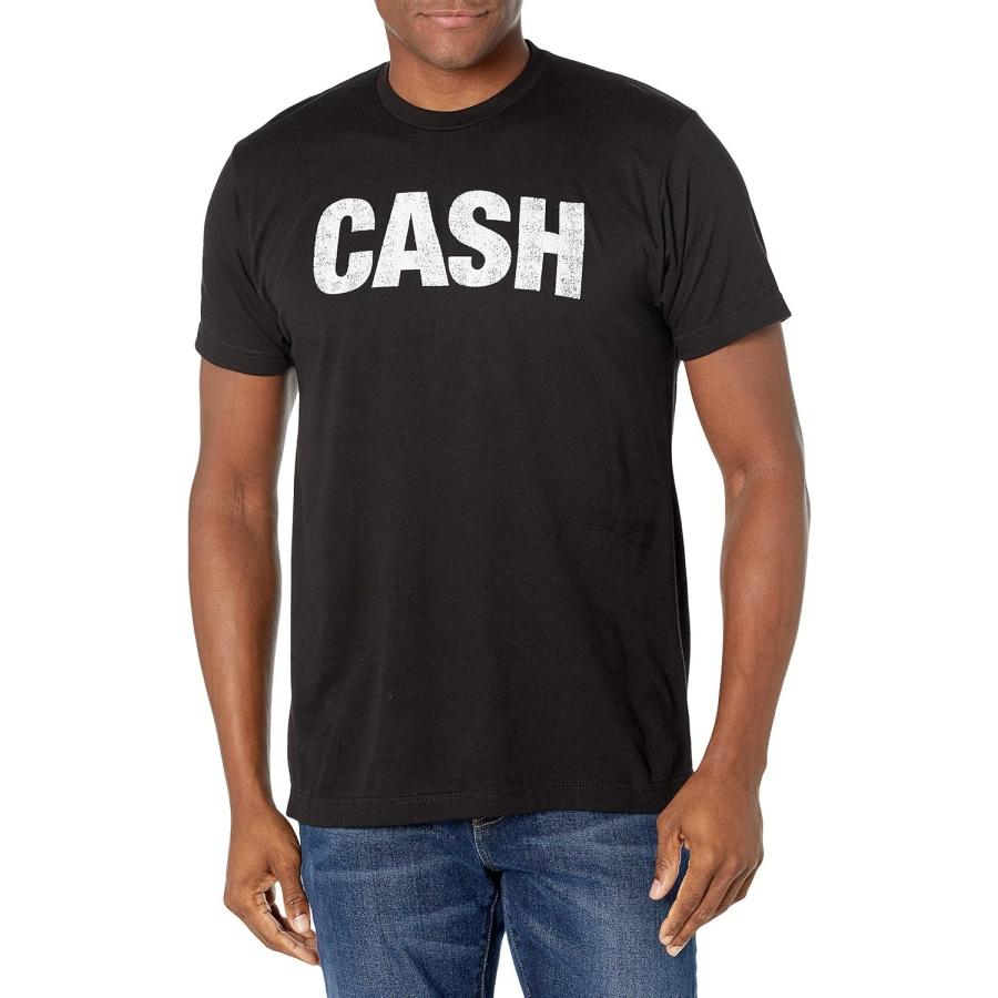 Johnny Cash Unisex-Adult Standard Faded T-Shirt XXXXXL разноцветный