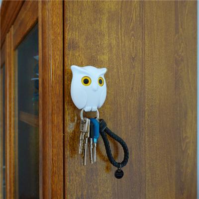 Owl Door Entrance Keychain Guard Key Hook Wall Hanging Couple Hook Creative Door Decoration