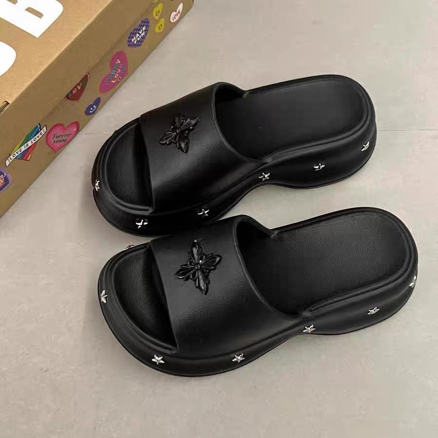 CM platform slippers women's new YK star beach shoes women's summer fashion women's shoes non-slip slippers cool slippers