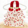 All-cotton Pet Dog and Cat Dress Layered Dog Cake Dress Clothes Cat SuppliesSmall and Medium-sized Dog