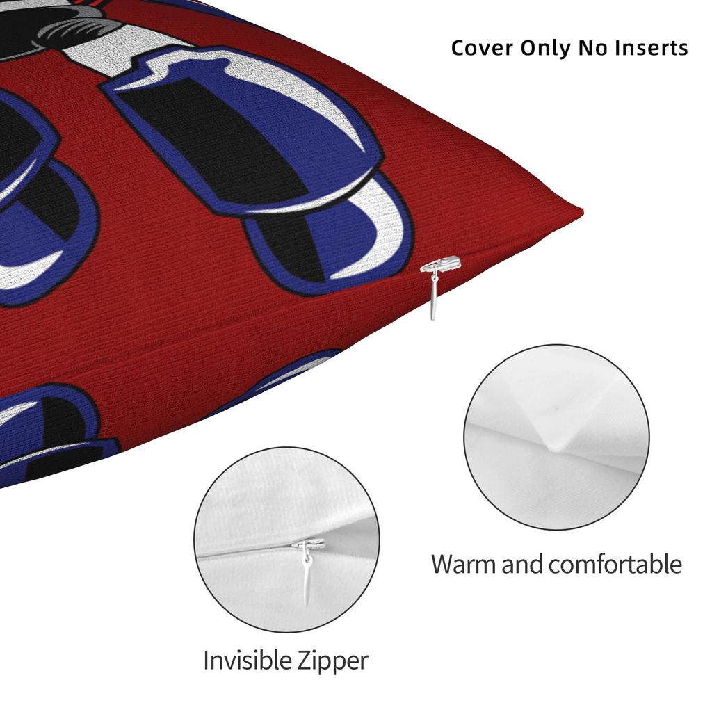 cartoon Rocket Punch Mazinger Z Pillow Cover Soft Cushion Cover Funny Pillow Case For Living Room Chair
