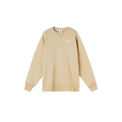 Besticktes Logo Einfarbiges Sport-Sweatshirt Herren Oberteile Khaki 623459-250