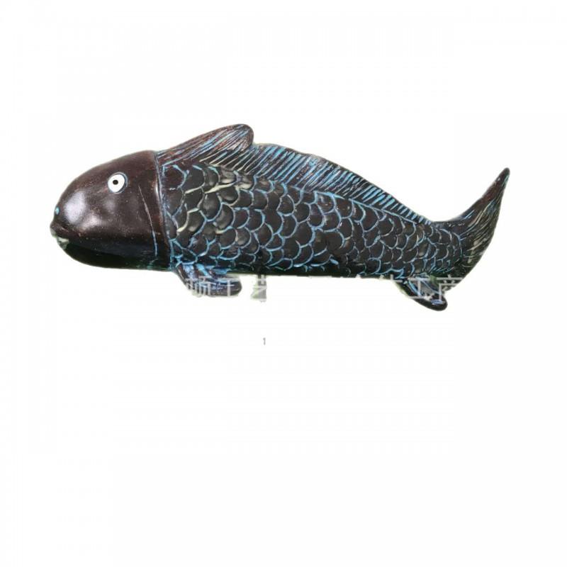 Glow-in-the-Dark Koi Fish Garden Stake Decor Resin Lawn Ornament Outdoor Yard Decoration