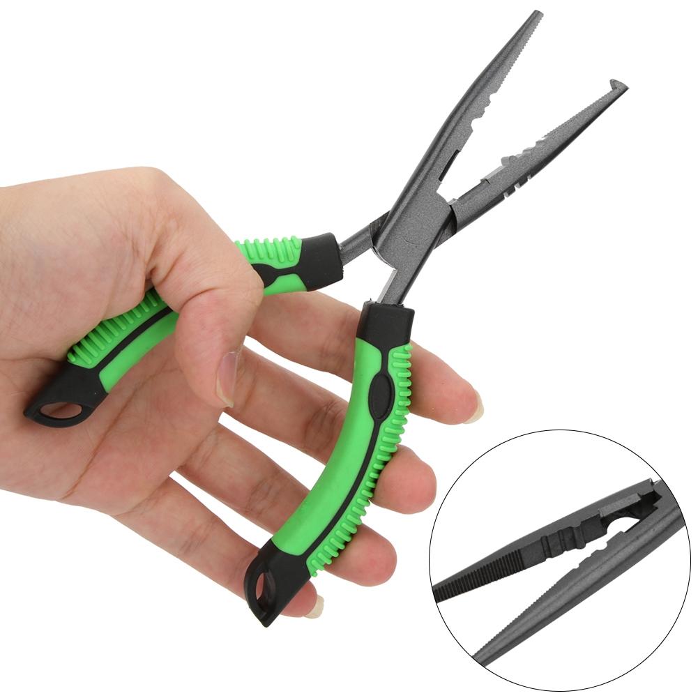 Multi Function Aluminium Alloy Fishing Pliers Scissors Ring Hook Removal Hooks Disgorger Line