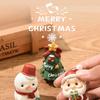 Hand Carved Christmas Resin Animal Figurines Family Home Decorations For Living Room Shelf