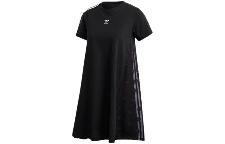 

Adidas Originals Short Sleeved Dress Women s Black GJ6564 30