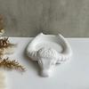 3D Bull Horn Ashtray Silicone Mold Resin Casting Molds for Thoughtful Present