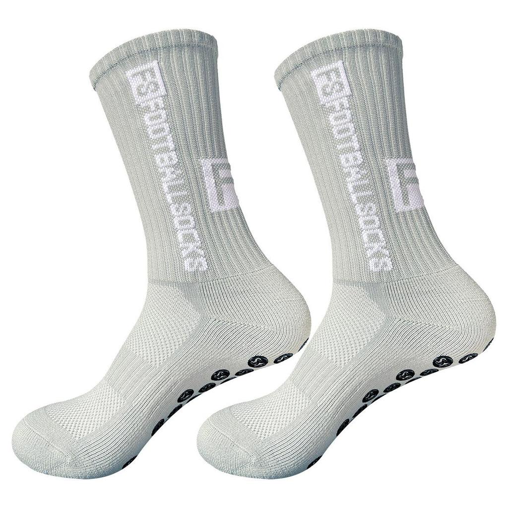 Non-Slip Dotting Sports Socks: Sweat-Absorbing Football & Basketball Socks with Towel Bottom.