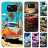 Classic Vintage Old Retro Car Phone Case for Xiaomi Poco X7 X6 X5 X4 X3 Nfc F7 Ultra F6 F5 Pro F4 GT F3 M6 M5S M4 M3 Soft Print