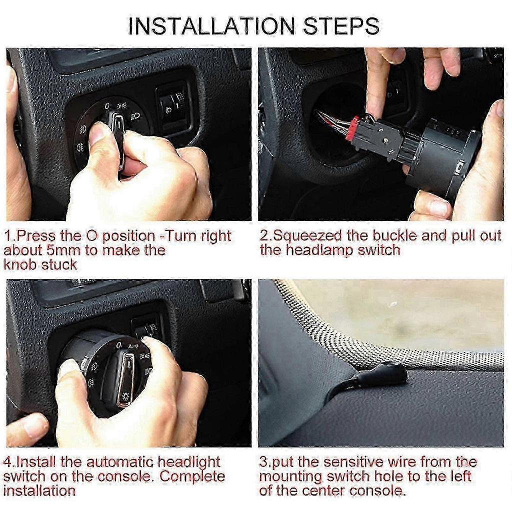 Auto Headlight Lamp Control Switch Light Sensor Module Fit for MK4 2025