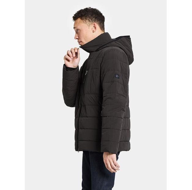Winter Jacket Didriksons Jona Usx Jkt 504923, Black, Standard Fit