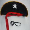 Pirate Hat And Pirate Eyepatch Two-Piece Set For Halloween Carnival Stage Performances, Cosplay, And Various Holiday Parties