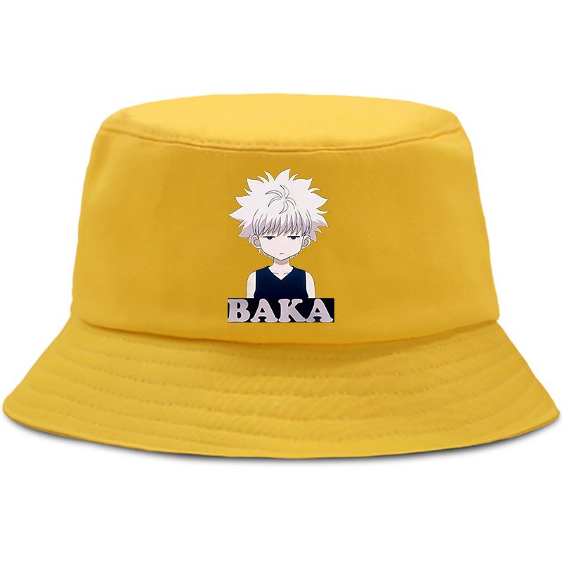 

Летняя шляпа японского аниме Hunter X Hunter Hisoka, женская Панама-ведро унисекс, дизайнерская шляпа с плоским козырьком Killua, рыбацкие шляпы с рисунком Adult