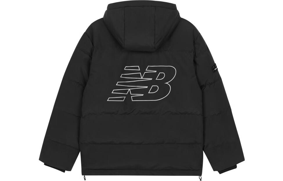 New Balance NB Logo Winter Down Jacket Black AMJ33339-BK M