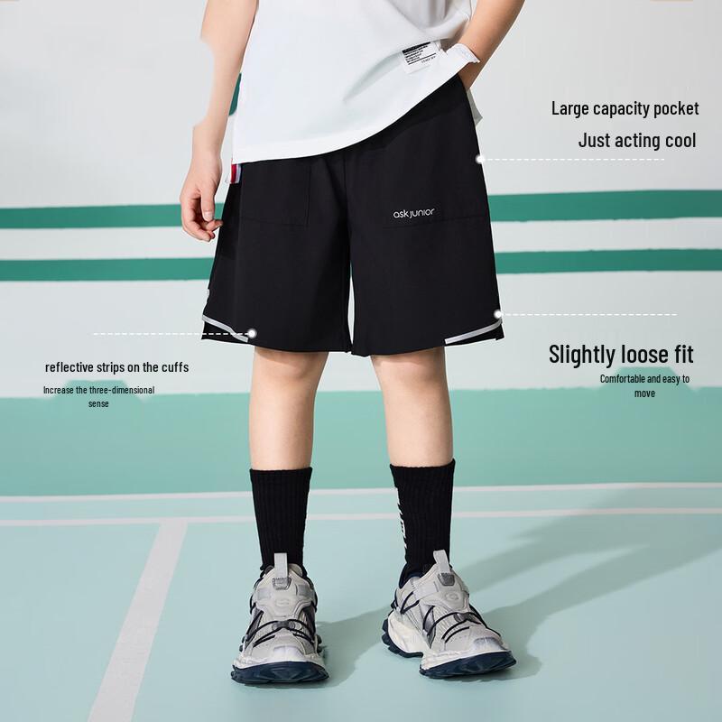 ASK JUNIOR Boys' Summer Breathable Sport Shorts