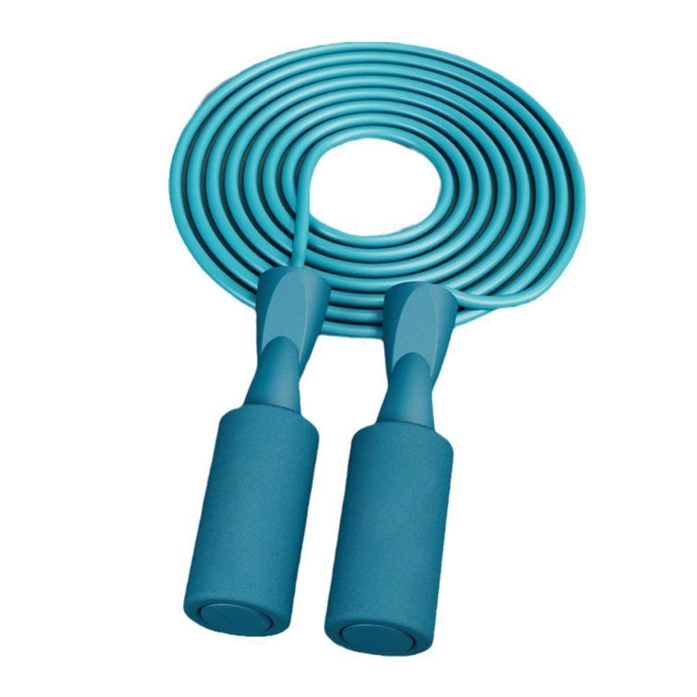 

Weighted Adjustable Training PVC Cordless Jump Rope Ropeless Skipping Skipping Rope Jump Rope blue-Long rope