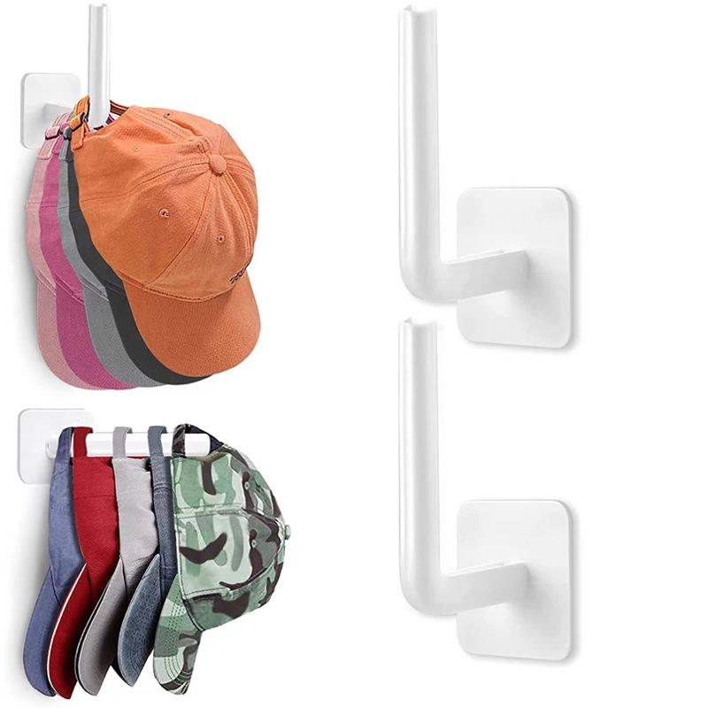 Cross L-Shaped Multi-Functional Adhesive Wall Hook - No-Drill, Strong, Mark-Free Kitchen Storage Solution.