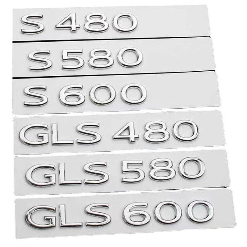 

New For Mercedes-Benz MAYBACH series trunk label GLS 400 450 480 500 600 680 S480 580 600 badge modified accessories decorate de S480