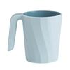 2/3 Tooth Cup Plastic Anti-slip Tooth Mug 301 To 400ml Bathroom Toothbrush Holder Washing Cup  Light Blue