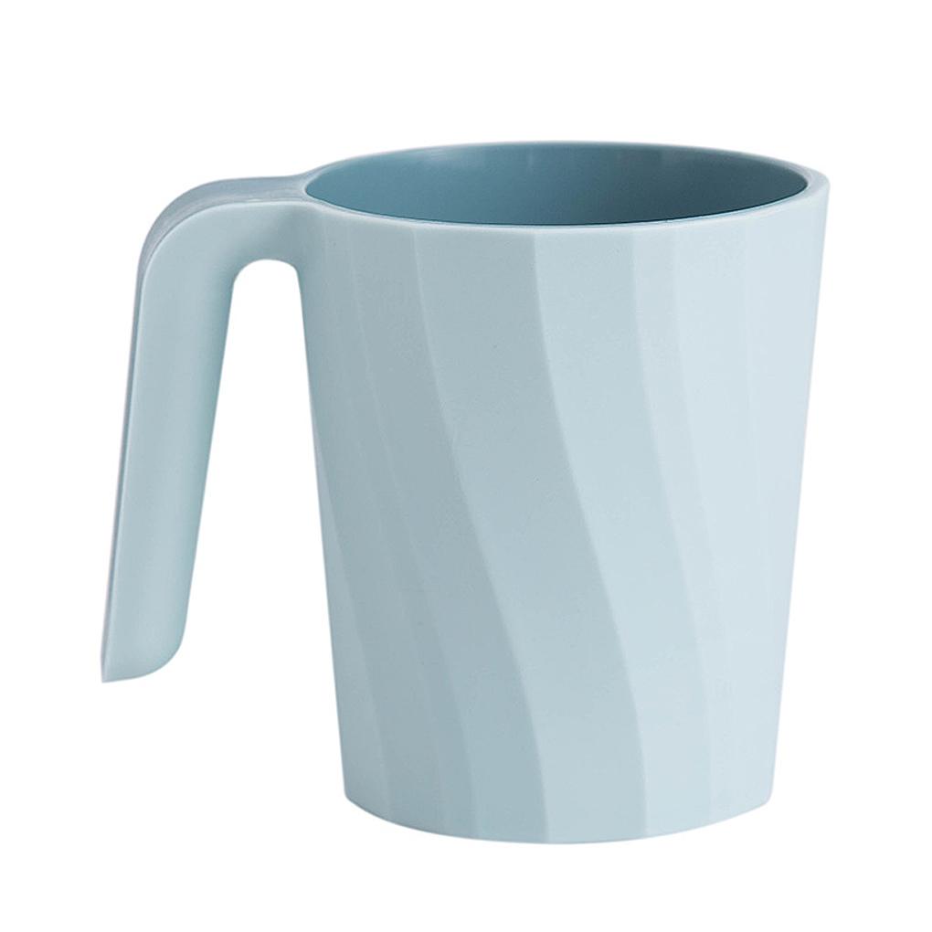 2/3 Tooth Cup Plastic Anti-slip Tooth Mug 301 To 400ml Bathroom Toothbrush Holder Washing Cup  Light Blue