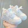 Kids Spring Autumn Sports Shoes Boys German Training Shoes Girls High Top White Sneakers Soft Sole Baby Casual Skate Shoes