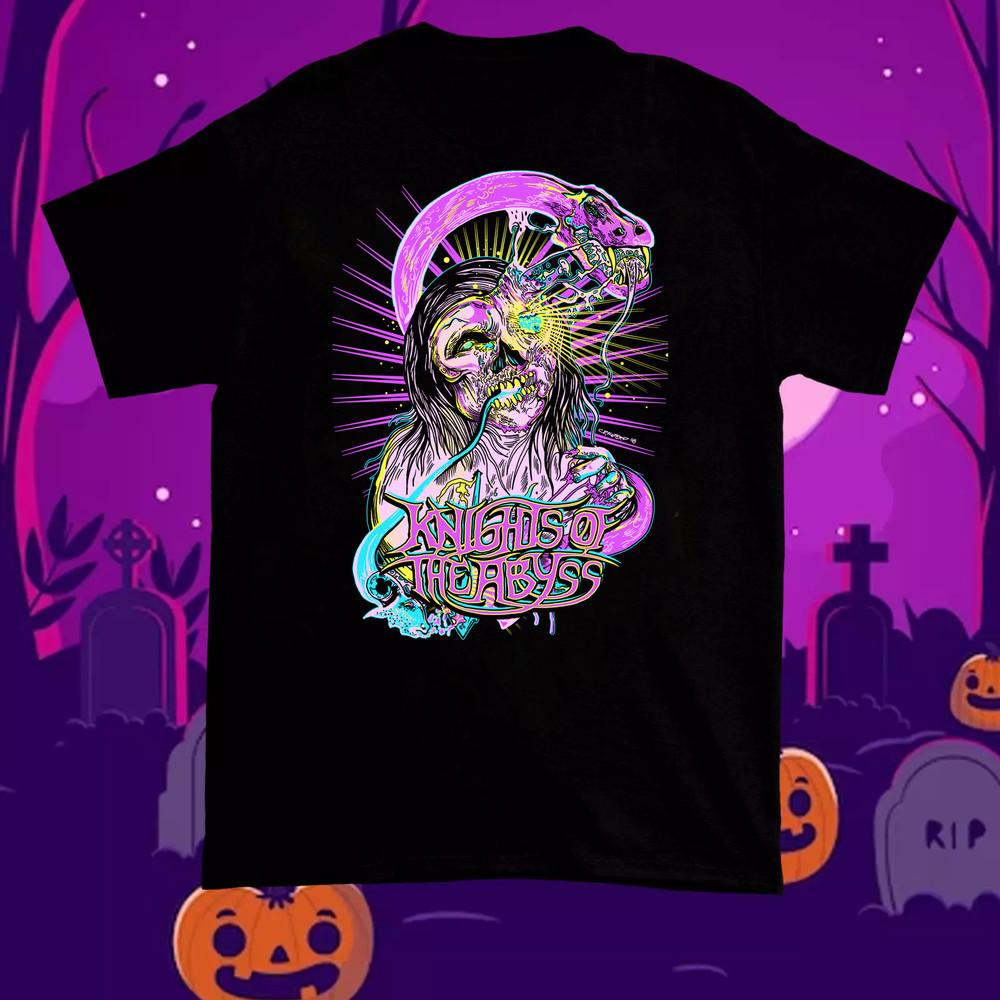Knights of The Abyss Black Color 1side T-Shirt Gift Halloween NI291