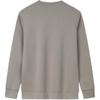 Anta Comfortable Casual Color Block Simple Round Neck Slim Fit Letter Print Long Sleeve Sweatshirt Men sweatshirt Ash-Gray 152447746-4
