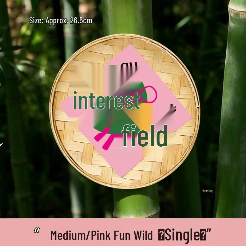 Spring Bamboo Plate Hanging Ornament Set for Teahouse and Homestay Decor & Photography Backgrounds