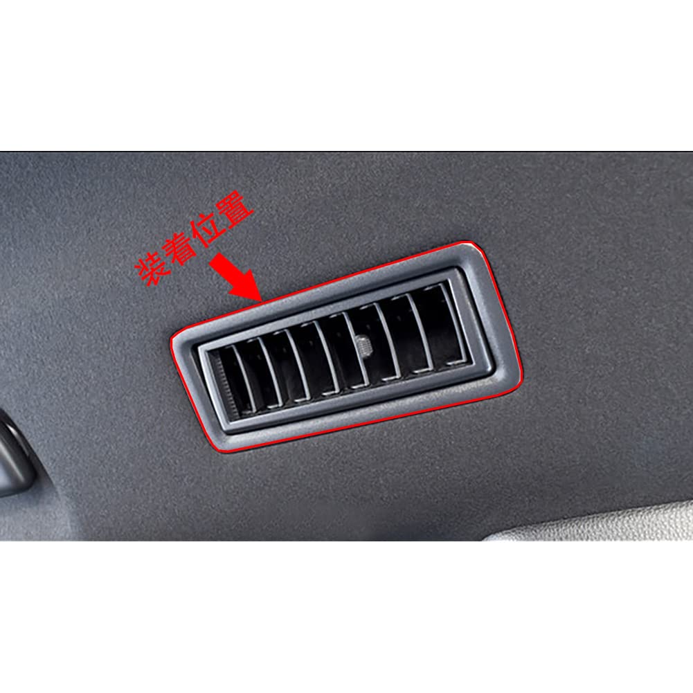 RUIQ Toyota New 90 Series 2022 Dedicated Interior Roof Duct Panel Rear Seat Air Conditioning Ring Garnish Air Vent Panel Toyota 90 Dedicated Design