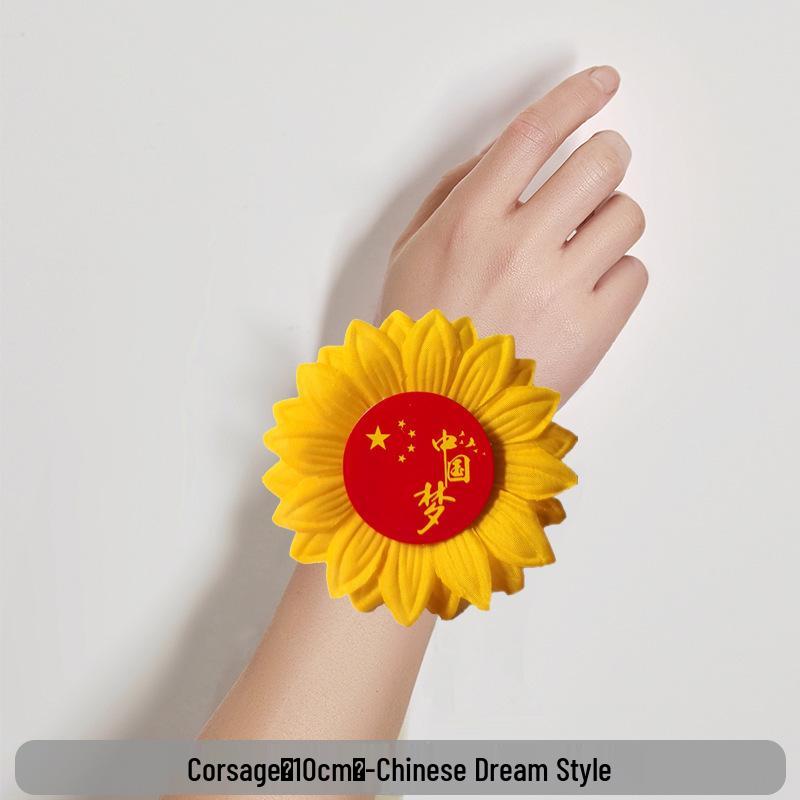 Sunflower Corsage for Kindergarten Dance & Sports Events