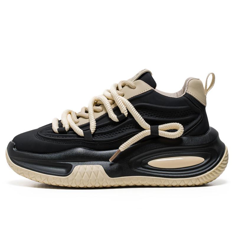 Color-Blocked Thick-Soled Casual Dad Shoes, Autumn New Men's Heightening, Comfortable and Breathable Celebrity Fashion Shoes