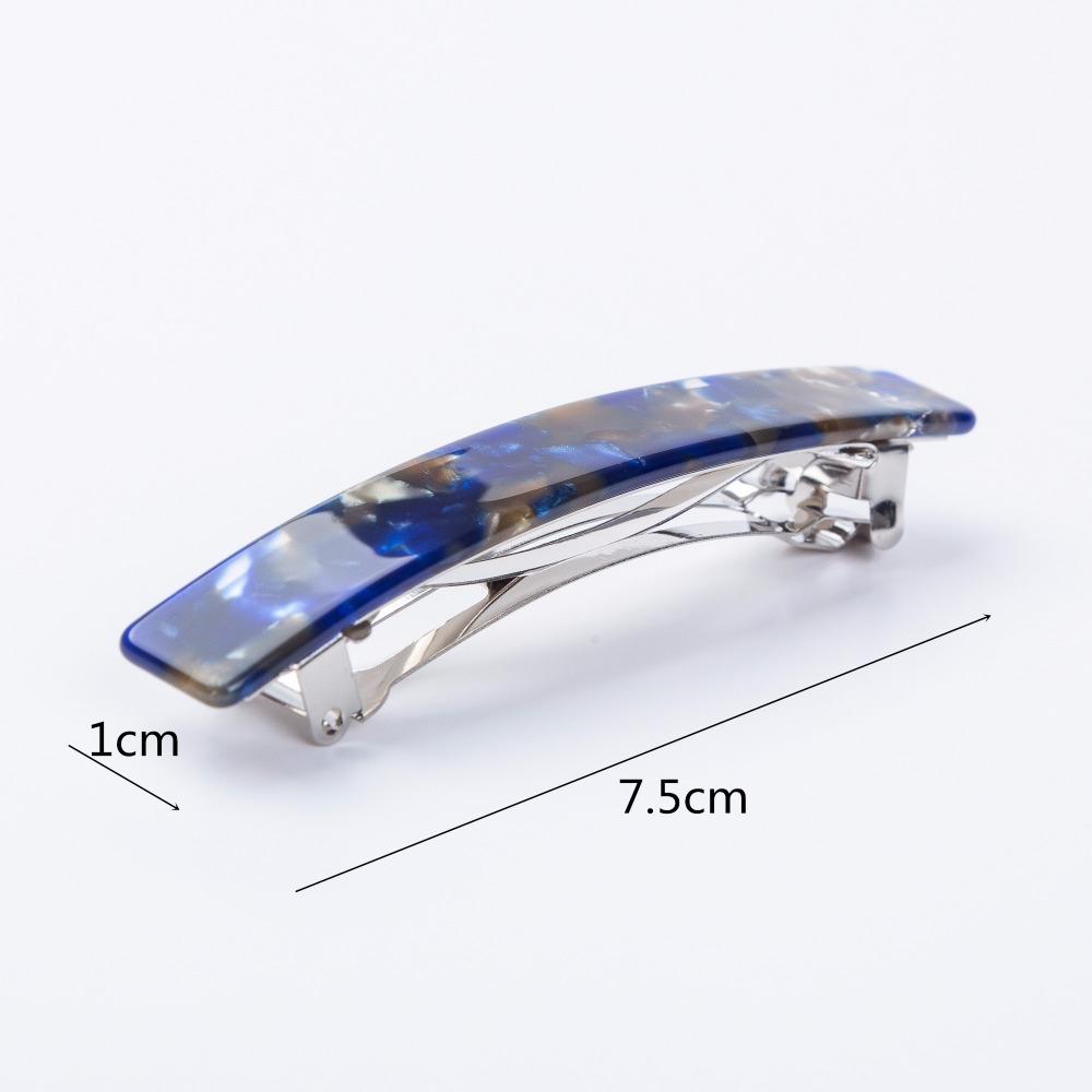 Ornamente de păr pentru femei 7,5 cm agrafe de păr vintage coafură agrafe de acetat agrafă de păr drăguță fete accesorii de păr profesionale pentru femei