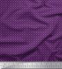Soimoi Japan Crepe Satin Fabric Geometric Small Print Fabric by Metre 42 Inch