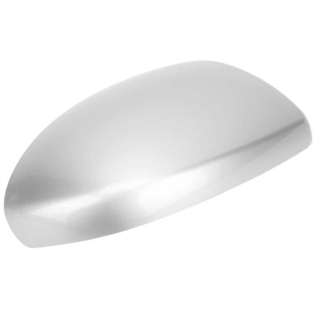 Right Passenger Side Mirror Cover Stylish Silver Shockproof Door Wing Rear View Mirror Caps