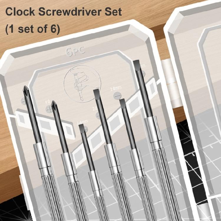6Pcs Precision Screwdriver Set Magnetic Small Screwdriver Set Hand Tool for Repairing Computer Eyeglass Phone Watch