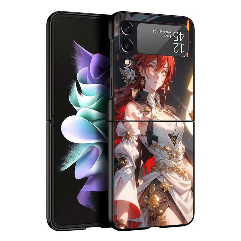 Honkai Star Rail Himeko Phone Case For Samsung Galaxy Z Flip7 Flip6 5G Flip5 Flip4 Flip3 ZFlip 7 6 3 4 5 Shockproof Back Cover G