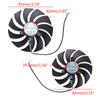 2pcs/Set ZT-A30700E-10P GPU VGA Cooler Fan For ZOTAC GAMING GeForce RTX 3070 Twin Edge Replace CF1010U12S + CF9015H12S