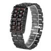 Fashionable Steel Band Couple Bracelet Watch LED Lighting Electronic Wristwatch (#2)