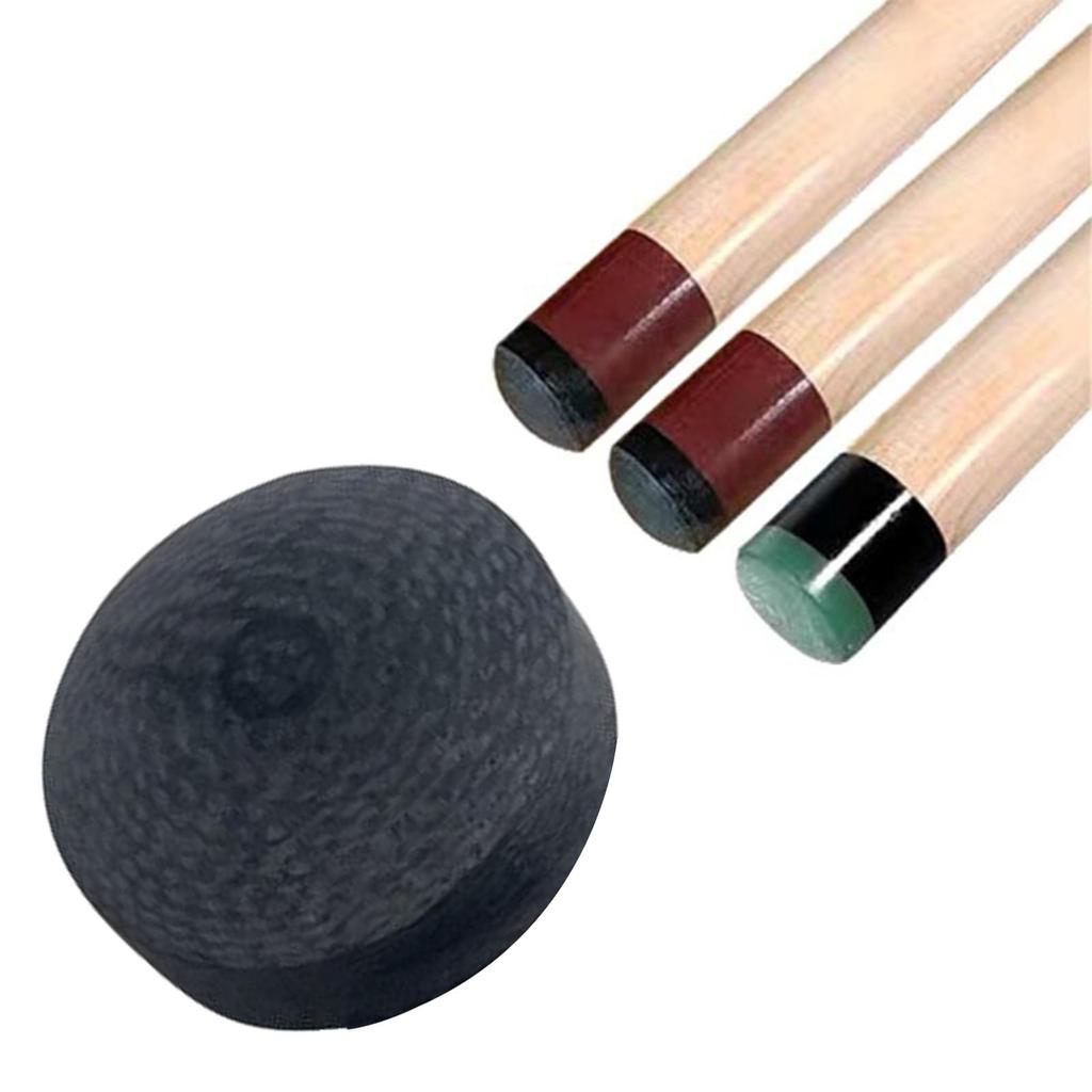 1PC Pool Cue Tip High Hardness Stick Tip Replacement 14mm Glue on Cue Repair Head for Snooker, Pool, Billiard